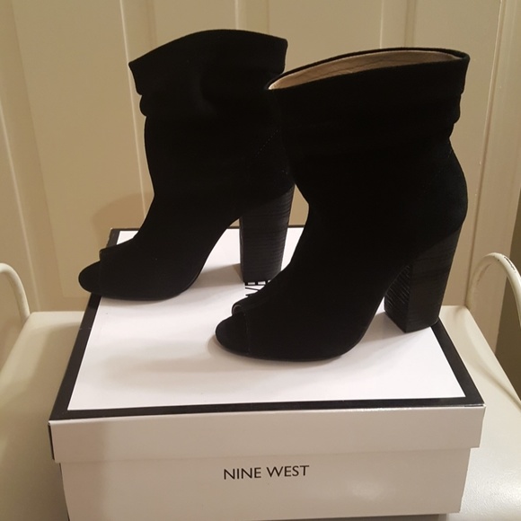 Nine West Suede Ankle Booties - Picture 1 of 1